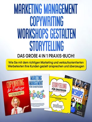 cover image of Marketing Management | Copywriting | Workshops gestalten | Storytelling